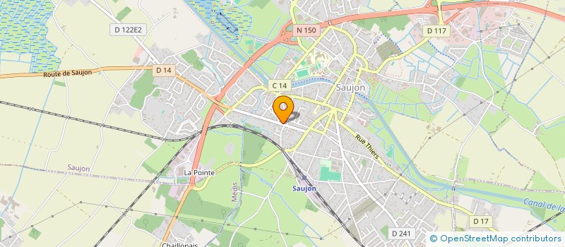 localisation de l'entreprise MONSIEUR JULIEN DESPRES  SAUJON