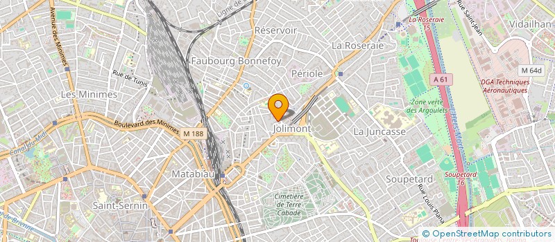 localisation de l'entreprise MONSIEUR JULIEN DESROZIERS à TOULOUSE