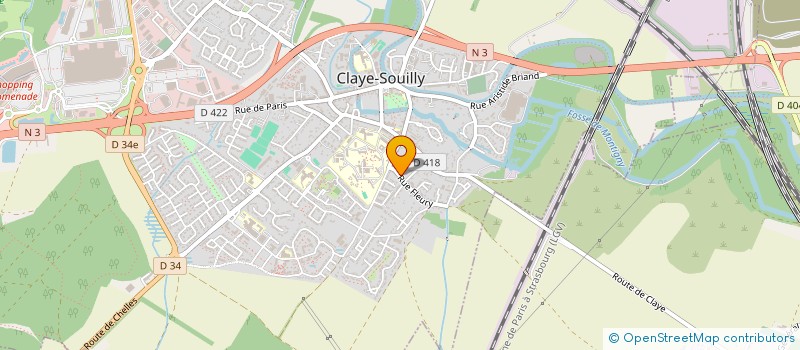 localisation de l'entreprise MONSIEUR JULIEN DESRUMAUX  CLAYE-SOUILLY