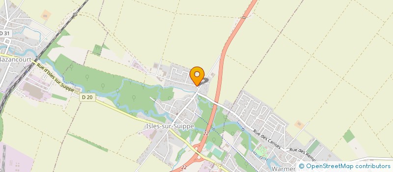 localisation de l'entreprise MONSIEUR JULIEN DESSE  ISLES-SUR-SUIPPE