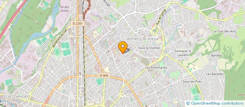 localisation de l'entreprise MONSIEUR JULIEN DESSEROIR à ANNECY