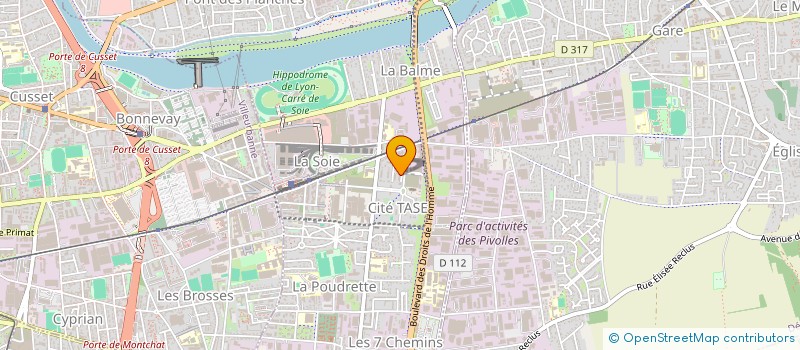 localisation de l'entreprise MONSIEUR JULIEN DESWARTE  VAULX-EN-VELIN