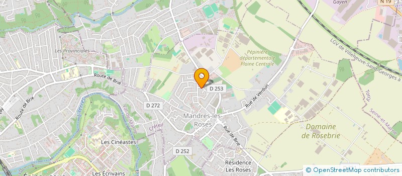 localisation de l'entreprise MONSIEUR JULIEN DETRAZ  MANDRES-LES-ROSES