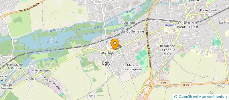 localisation de l'entreprise MONSIEUR JULIEN DETRIEUX  EGLY