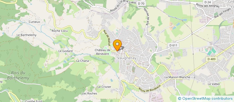 localisation de l'entreprise MONSIEUR JULIEN DEVEZA  VAUGNERAY