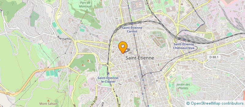 localisation de l'entreprise MONSIEUR JULIEN DEVILLERS  SAINT-ETIENNE