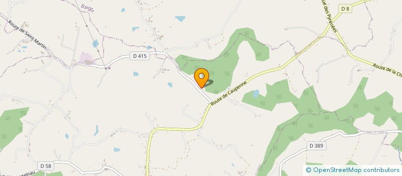 localisation de l'entreprise MONSIEUR JULIEN DEYRIS  SEIGNOSSE