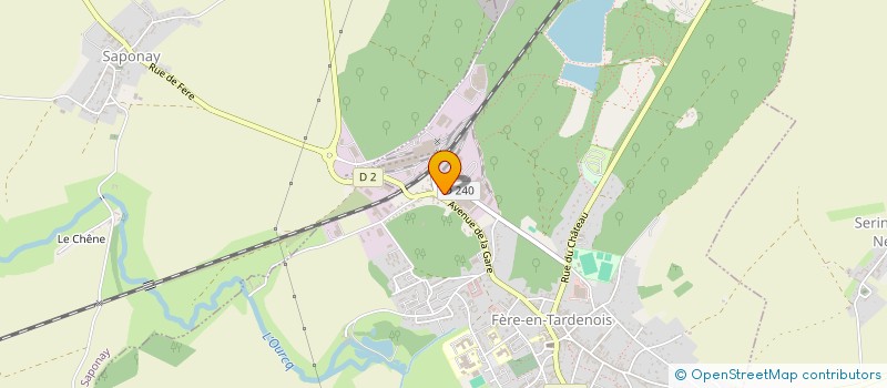 localisation de l'entreprise MONSIEUR JULIEN DHAILLY  FERE-EN-TARDENOIS