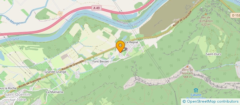 localisation de l'entreprise MONSIEUR JULIEN DI PASQUALE  SAINT-QUENTIN-SUR-ISERE