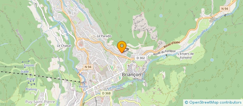 localisation de l'entreprise MONSIEUR JULIEN DI PIAZZA  BRIANCON
