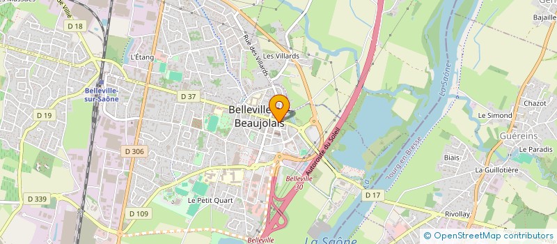 localisation de l'entreprise MONSIEUR JULIEN DIDIER  BELLEVILLE-EN-BEAUJOLAIS