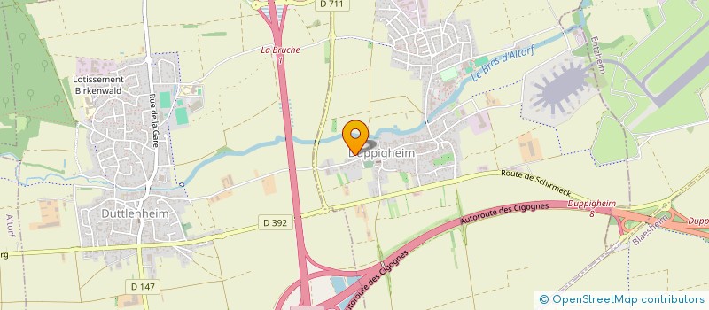 localisation de l'entreprise MONSIEUR JULIEN DIENON  DUPPIGHEIM