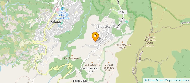 localisation de l'entreprise MONSIEUR JULIEN DIJOUX à CILAOS