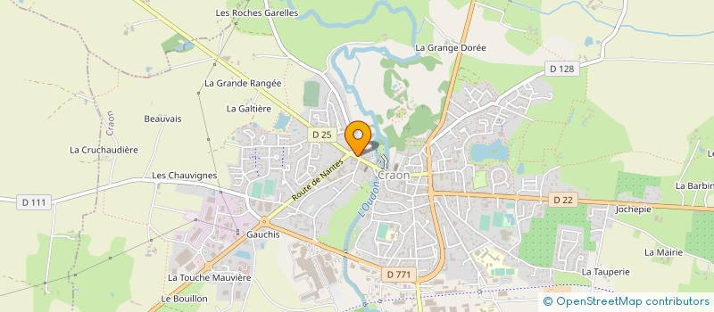localisation de l'entreprise MONSIEUR JULIEN DISSARD à CRAON