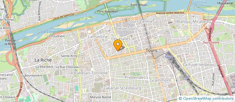 localisation de l'entreprise MONSIEUR JULIEN DIXNEUF  TOURS