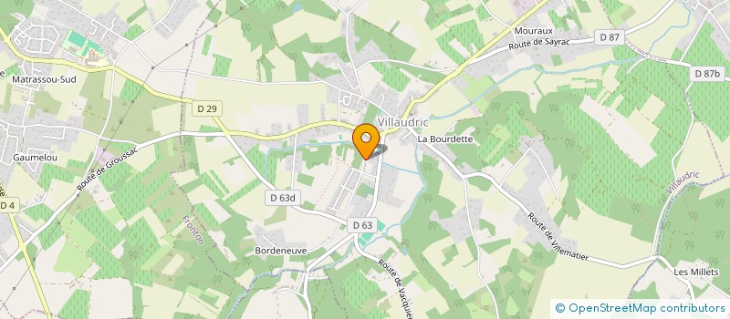 localisation de l'entreprise MONSIEUR JULIEN DOC CHEVALDIN  VILLAUDRIC