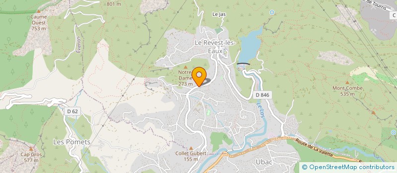 localisation de l'entreprise MONSIEUR JULIEN DOMINICI  LE REVEST-LES-EAUX