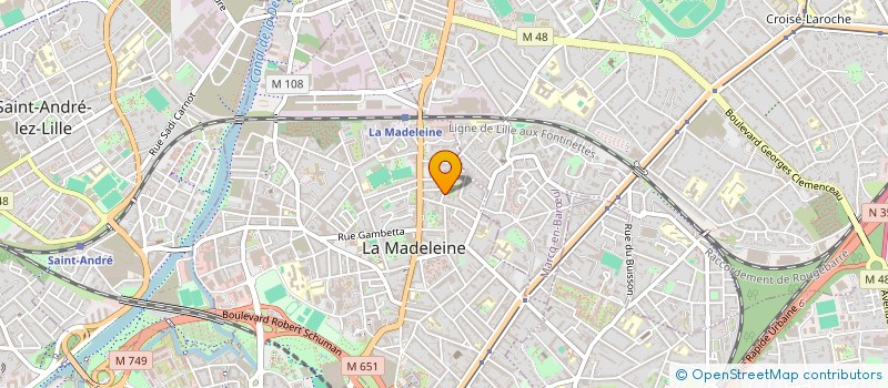 localisation de l'entreprise MONSIEUR JULIEN DOMINIQUE ORY à LA MADELEINE