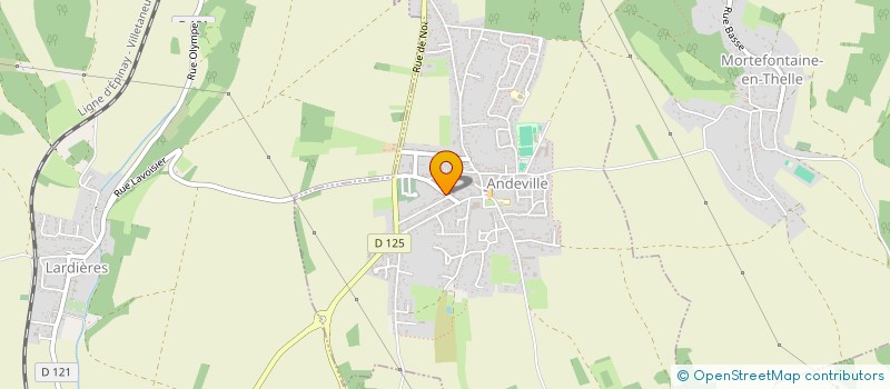 localisation de l'entreprise MONSIEUR JULIEN DOMMERY  ANDEVILLE