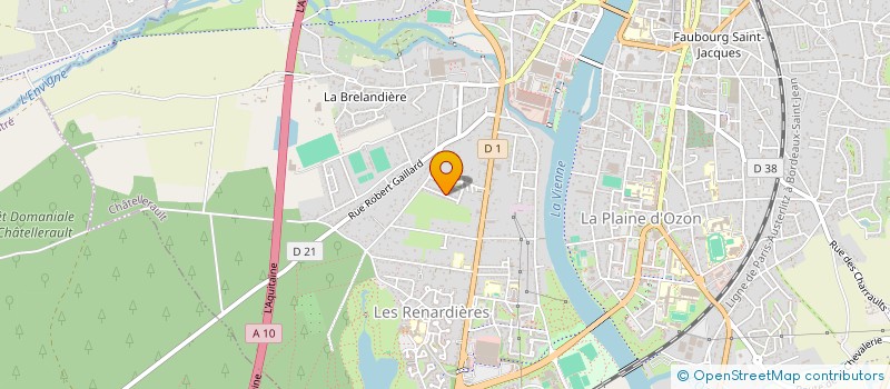 localisation de l'entreprise MONSIEUR JULIEN DONAN  CHATELLERAULT