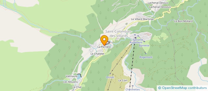 localisation de l'entreprise MONSIEUR JULIEN DONDA à SAINT-COLOMBAN-DES-VILLARDS