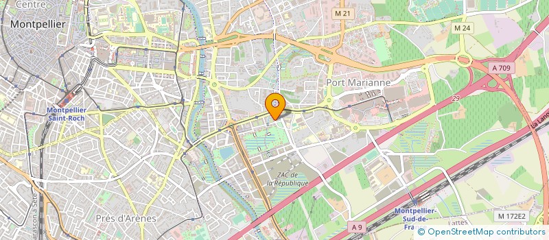 localisation de l'entreprise MONSIEUR JULIEN DONNART à MONTPELLIER