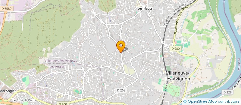 localisation de l'entreprise MONSIEUR JULIEN DONNAT  VILLENEUVE-LES-AVIGNON