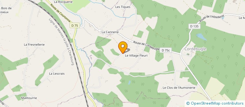 localisation de l'entreprise MONSIEUR JULIEN DONNAT  CORDEBUGLE