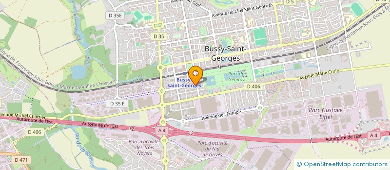 localisation de l'entreprise MONSIEUR JULIEN DOS SANTOS  BUSSY-SAINT-GEORGES