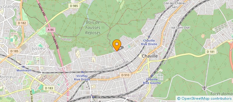 localisation de l'entreprise MONSIEUR JULIEN DOUILLET à CHAVILLE