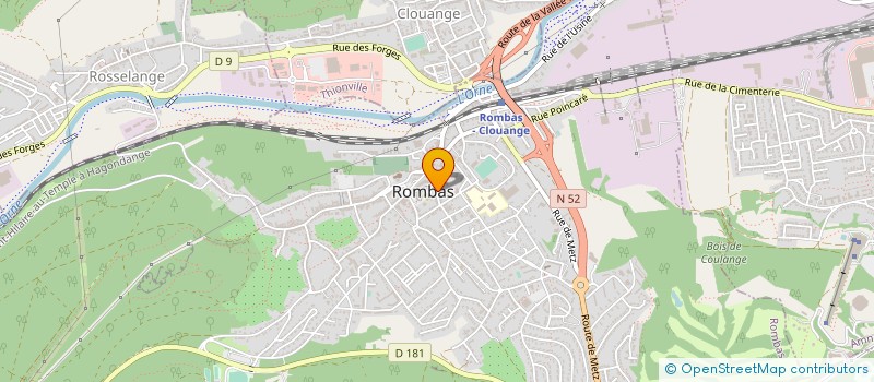 localisation de l'entreprise MONSIEUR JULIEN DRAGER  CREUTZWALD