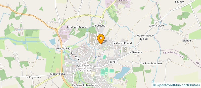 localisation de l'entreprise MONSIEUR JULIEN DREUILLAUD  SAINT-PERE-EN-RETZ