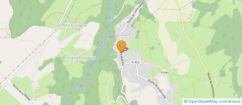 localisation de l'entreprise MONSIEUR JULIEN DREVELLE  VILLEBRET