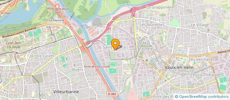 localisation de l'entreprise MONSIEUR JULIEN DREVET  VILLEURBANNE