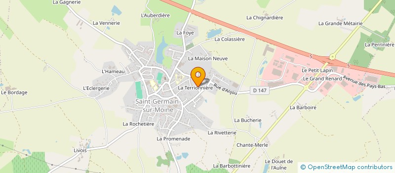 localisation de l'entreprise MONSIEUR JULIEN DROUAULT à SEVREMOINE