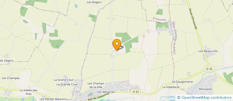 localisation de l'entreprise MONSIEUR JULIEN DROUET  CHANTECOQ