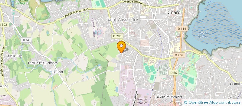 localisation de l'entreprise MONSIEUR JULIEN DROUET à DINARD