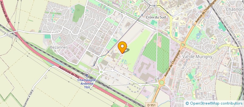 localisation de l'entreprise MONSIEUR JULIEN DU PASQUIER  BEZANNES