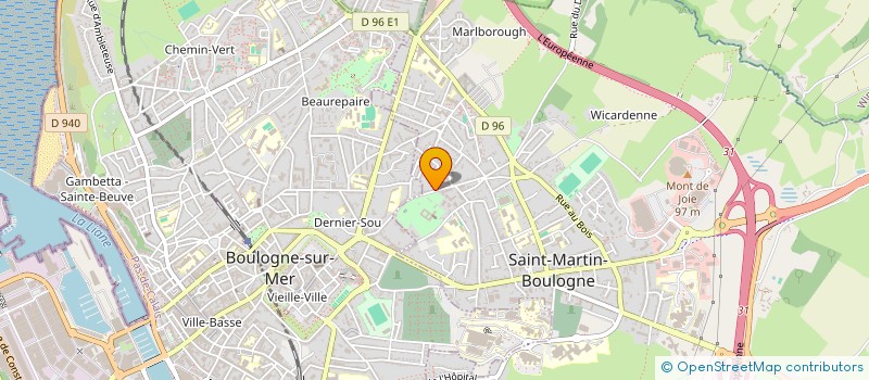 localisation de l'entreprise MONSIEUR JULIEN DUBOIS  SAINT-MARTIN-BOULOGNE