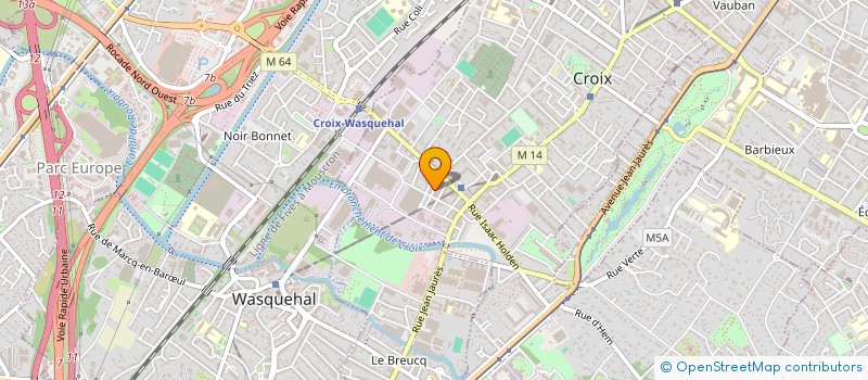 localisation de l'entreprise MONSIEUR JULIEN DUBOIS à CROIX