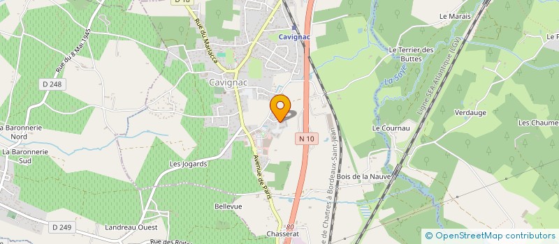 localisation de l'entreprise MONSIEUR JULIEN DUBOS à CAVIGNAC