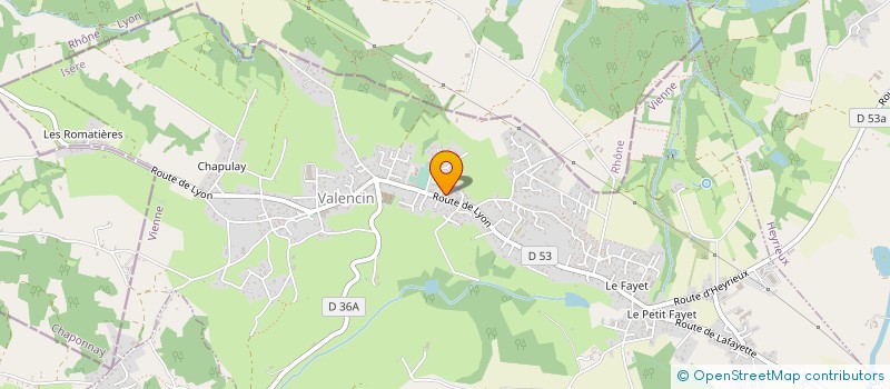 localisation de l'entreprise MONSIEUR JULIEN DUBRANLE  VALENCIN