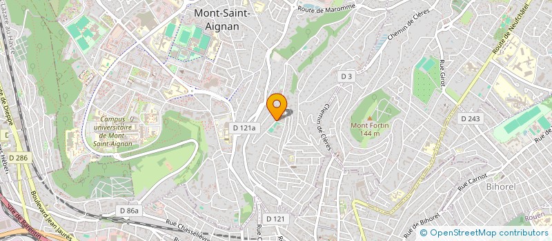 localisation de l'entreprise MONSIEUR JULIEN DUBREUIL  MONT-SAINT-AIGNAN