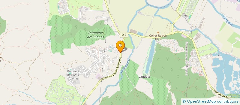 localisation de l'entreprise MONSIEUR JULIEN DUBROMEZ  PUGET-SUR-ARGENS