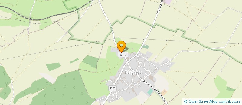 localisation de l'entreprise MONSIEUR JULIEN DUBUC  DARGNIES