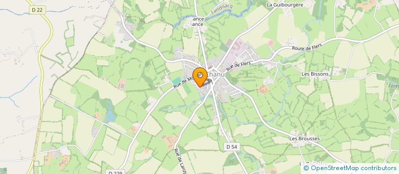 localisation de l'entreprise MONSIEUR JULIEN DUCLOS à CHANU