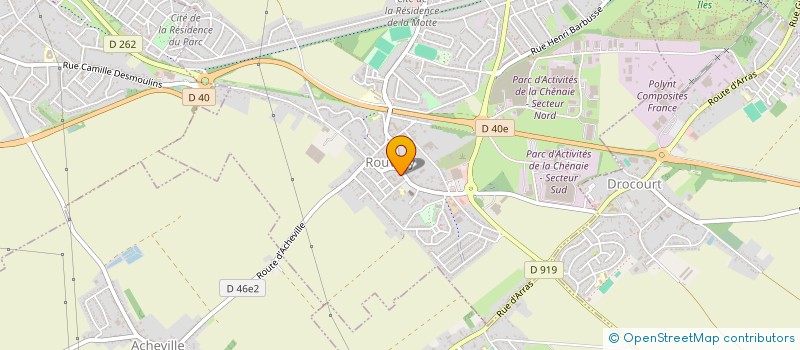 localisation de l'entreprise MONSIEUR JULIEN DUCORDEAUX à ROUVROY