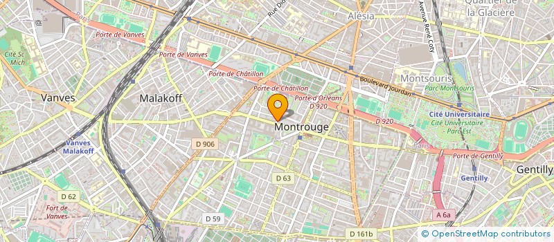 localisation de l'entreprise MONSIEUR JULIEN DUCOURTHIAL à MONTROUGE