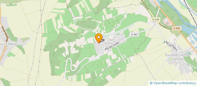 localisation de l'entreprise MONSIEUR JULIEN DUCROT à JUSSY