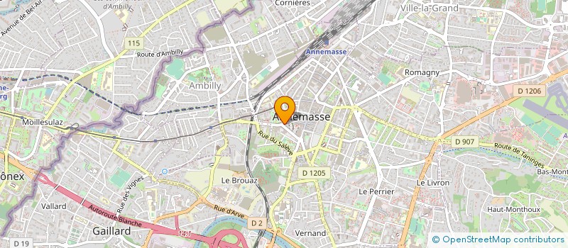 localisation de l'entreprise MONSIEUR JULIEN DUCROT  AMBILLY